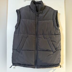 H&M Black Oversized Puffer Vest